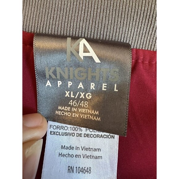 Knights Arkansas Razorbacks Team Pullover Windbreaker Mens‎ XL Water Resistant - Picture 6 of 12